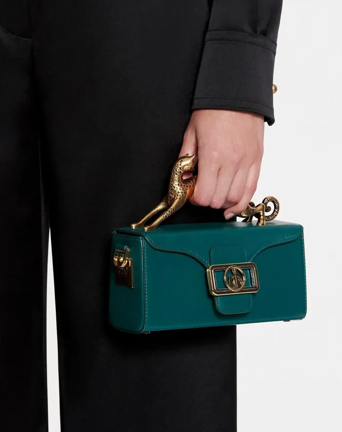 Women Lanvin Crossbody Bags and Shoulder Bags Leather Nano Pencil Cat Bag Dragon