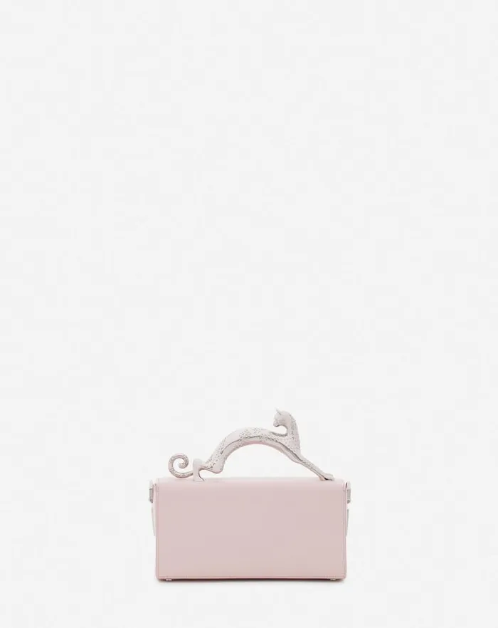 Women Lanvin Crossbody Bags and Shoulder Bags Leather Nano Pencil Cat Bag Ros Women Lanvin Crossbody Bags and Shoulder Bags Leather Nano Pencil Cat Bag Ros
