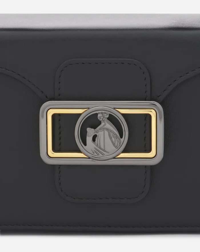 Women Lanvin Crossbody Bags and Shoulder Bags Nano Pencil Cat Leather Bag Black Women Lanvin Crossbody Bags and Shoulder Bags Nano Pencil Cat Leather Bag Black