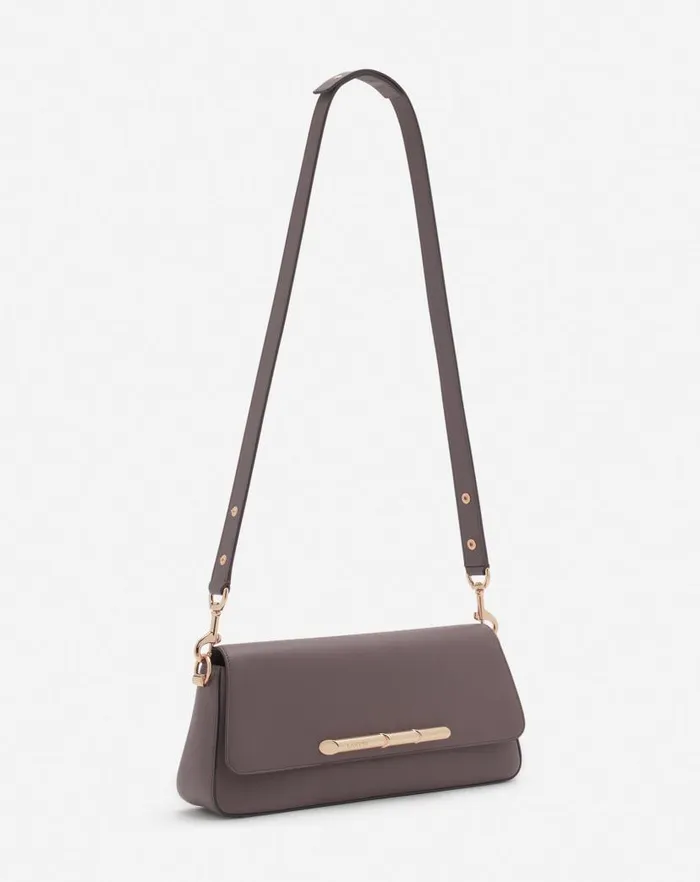 Women Lanvin Crossbody Bags and Shoulder Bags Squence By Lanvin Baguette Bag In Leather Marron Glace Women Lanvin Crossbody Bags and Shoulder Bags Squence By Lanvin Baguette Bag In Leather Marron Glace