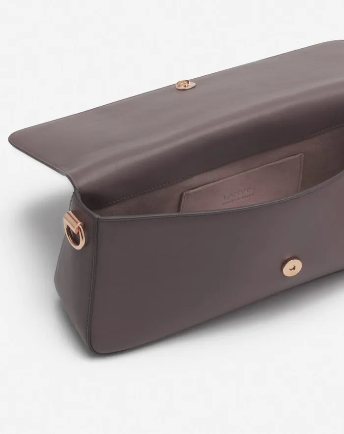 Women Lanvin Crossbody Bags and Shoulder Bags Squence By Lanvin Baguette Bag In Leather Marron Glace Women Lanvin Crossbody Bags and Shoulder Bags Squence By Lanvin Baguette Bag In Leather Marron Glace