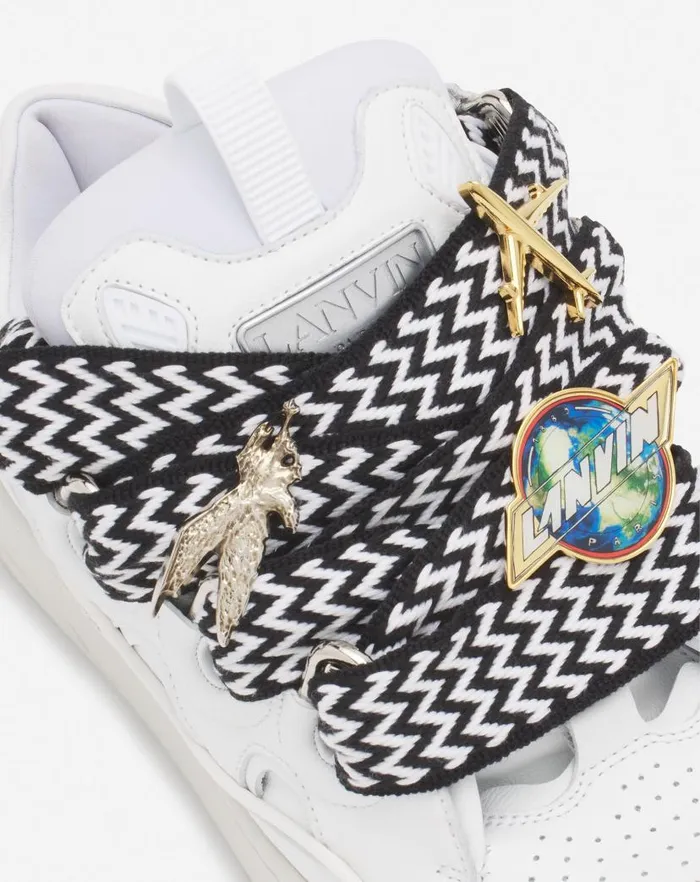Women Lanvin Curb Lanvin X Future Curb 30 Leather Sneakers For Women Whiteblack Women Lanvin Curb Lanvin X Future Curb 30 Leather Sneakers For Women Whiteblack