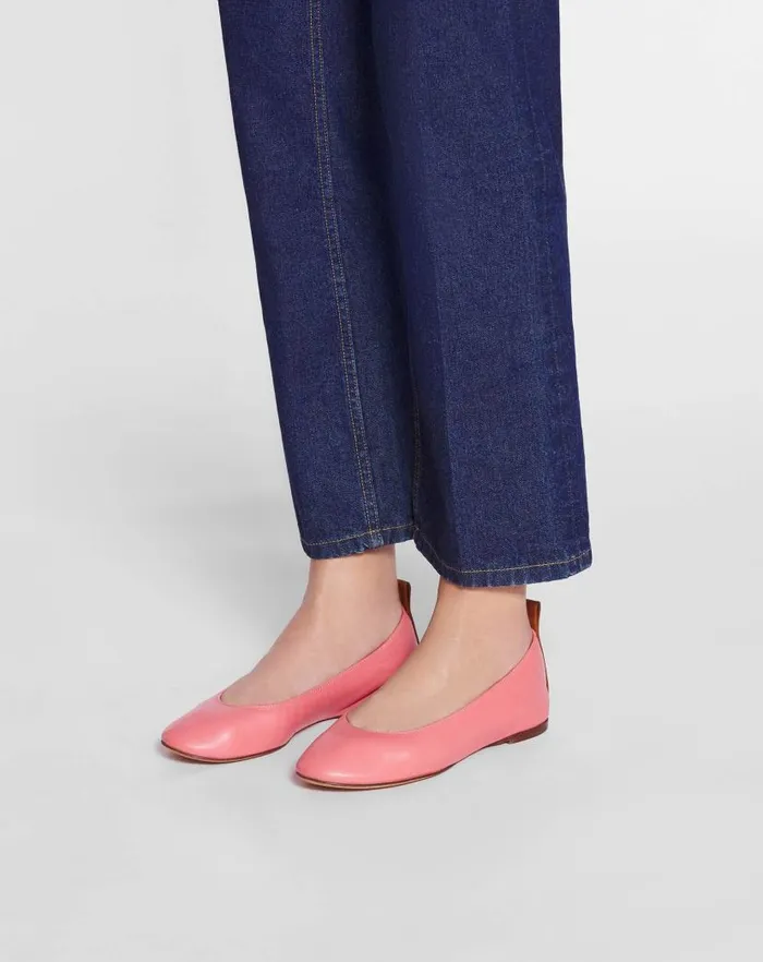 Women Lanvin Loafers The Leather Ballerina Flat Venus