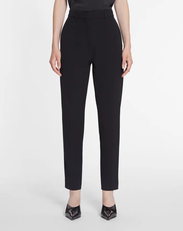 Women Lanvin Pants Cigarette Pants Black Women Lanvin Pants Cigarette Pants Black