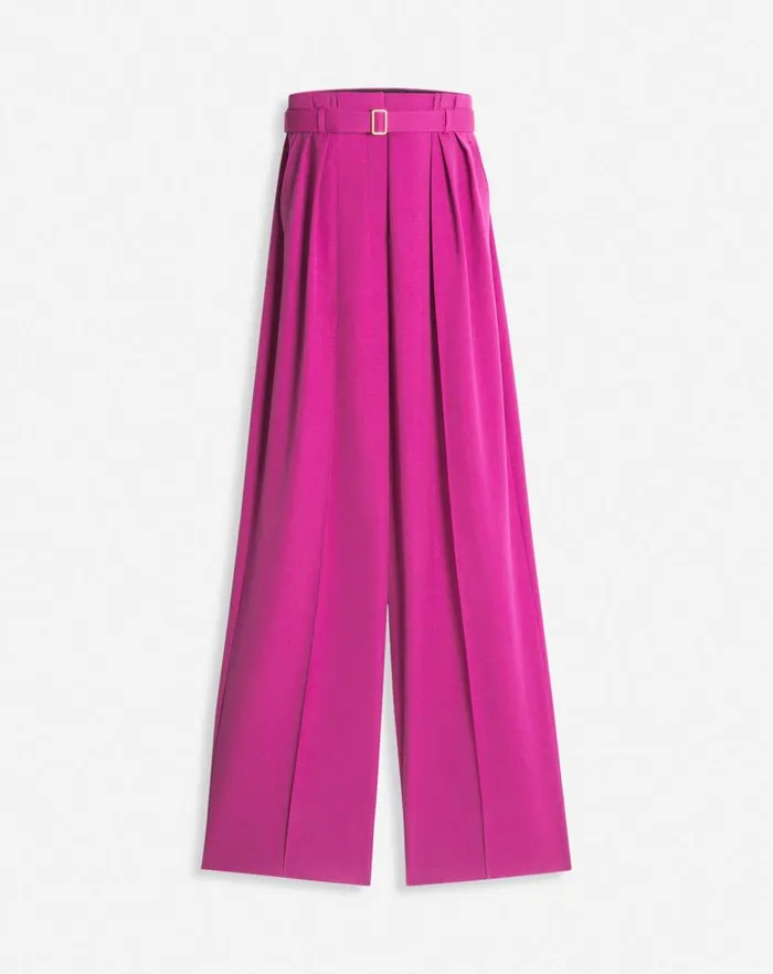 Women Lanvin Pants Wideleg Pants Fuchsia