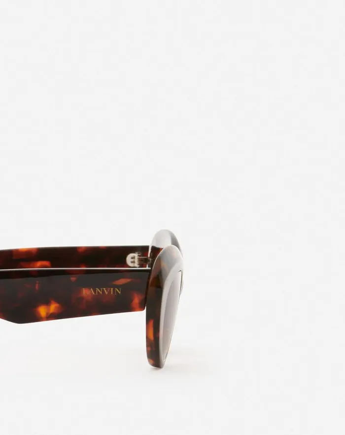 Women Lanvin Sunglasses Signature Sunglasses Havana