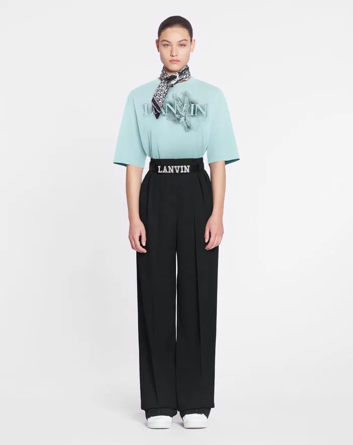 Women Lanvin TShirts and Sweatshirts Lanvin X Future Classic Eagle Print Tshirt Lanvin Blue Women Lanvin TShirts and Sweatshirts Lanvin X Future Classic Eagle Print Tshirt Lanvin Blue