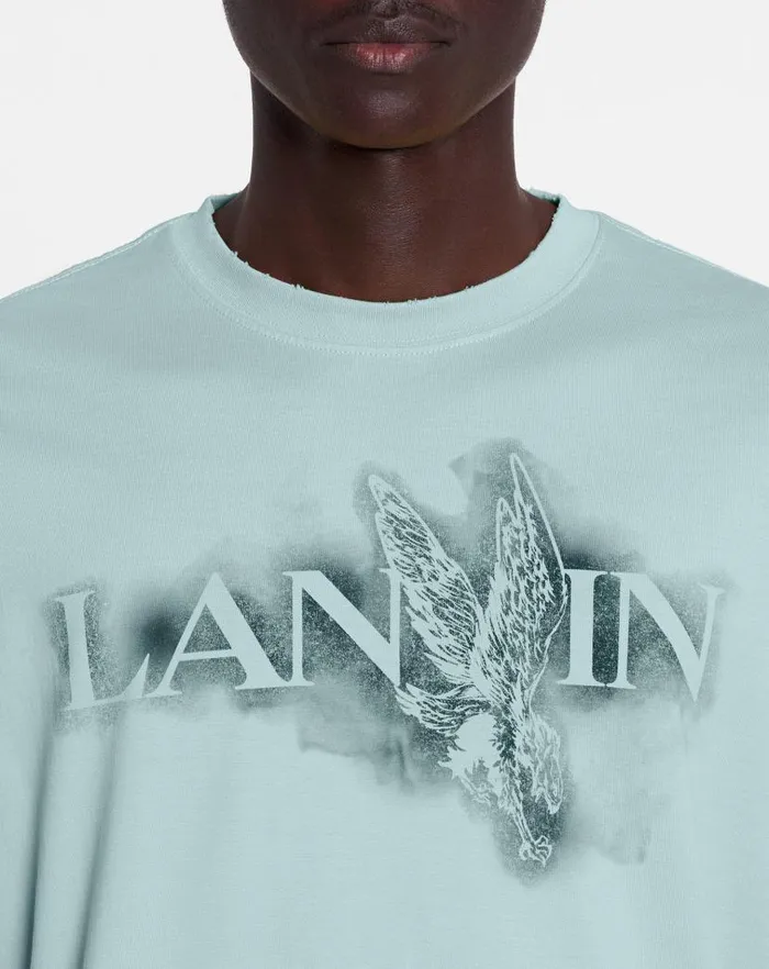 Women Lanvin TShirts and Sweatshirts Lanvin X Future Classic Eagle Print Tshirt Lanvin Blue Women Lanvin TShirts and Sweatshirts Lanvin X Future Classic Eagle Print Tshirt Lanvin Blue