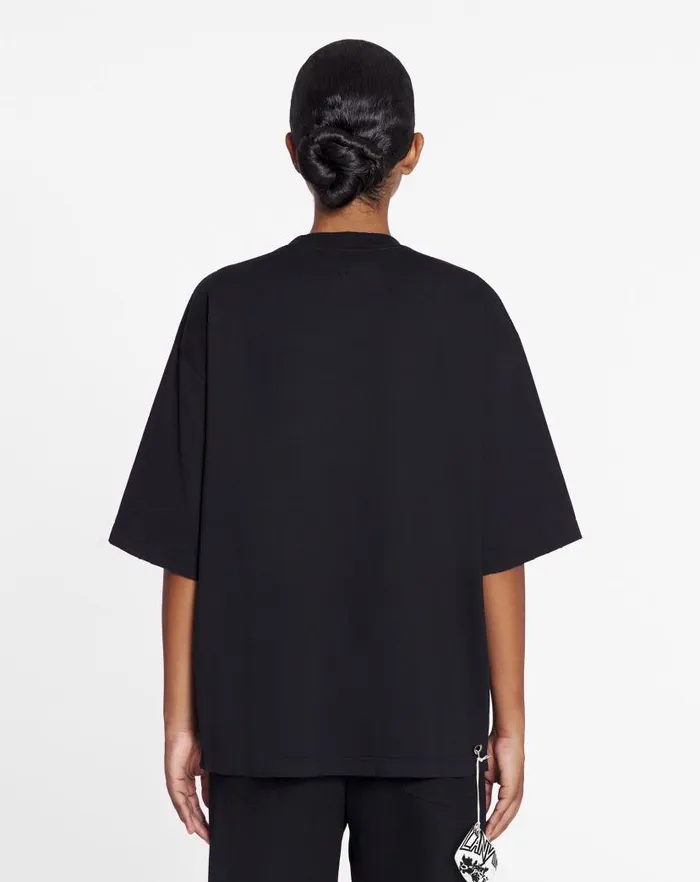 Women Lanvin TShirts and Sweatshirts Lanvin X Future Unisex Loosefit Printed Tshirt Black Women Lanvin TShirts and Sweatshirts Lanvin X Future Unisex Loosefit Printed Tshirt Black