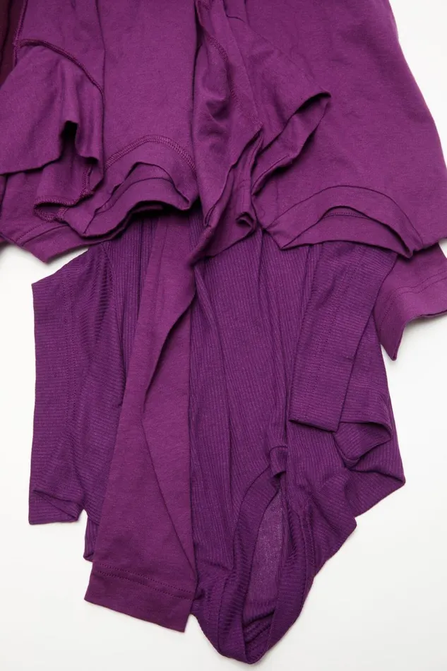 Women Layered Dress Bright Purple Acne Studios Dresses