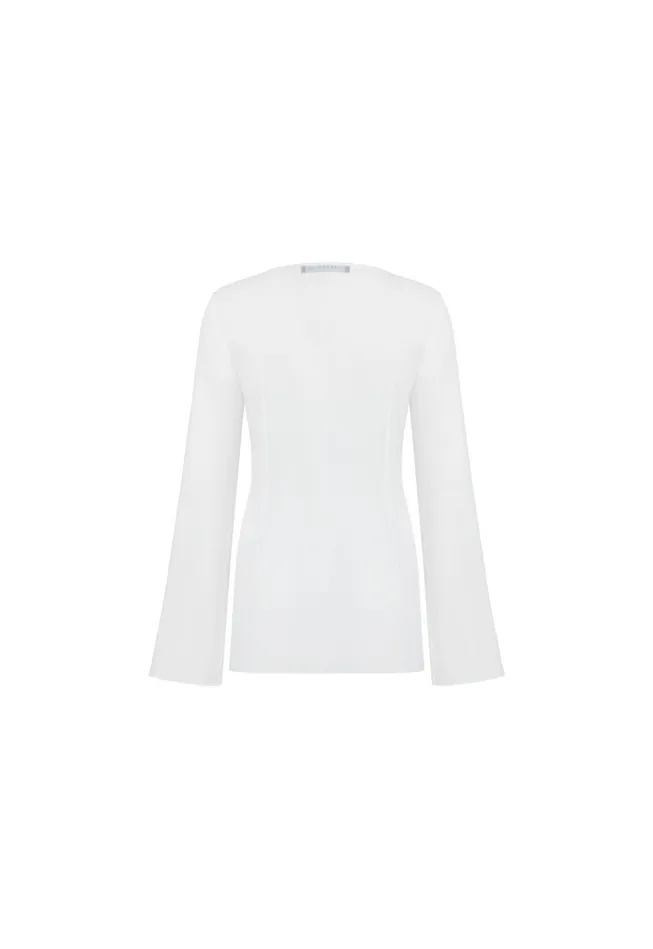Women Lioness Fashion Cover Ups BARELY THERE TIE TOP Porcelain Women Lioness Fashion Cover Ups BARELY THERE TIE TOP Porcelain