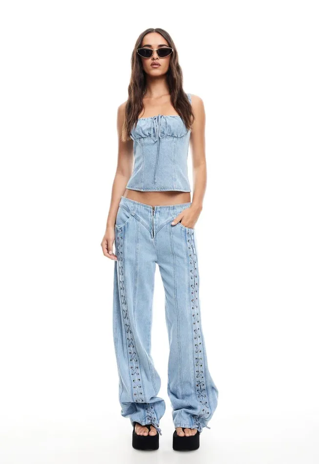Women Lioness Fashion Denim DAYDREAM CORSET Classic Denim Women Lioness Fashion Denim DAYDREAM CORSET Classic Denim