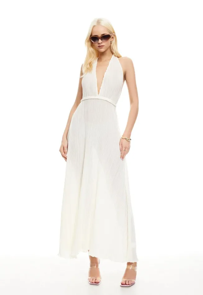 Women Lioness Fashion Dresses FORD MAXI DRESS Ivory