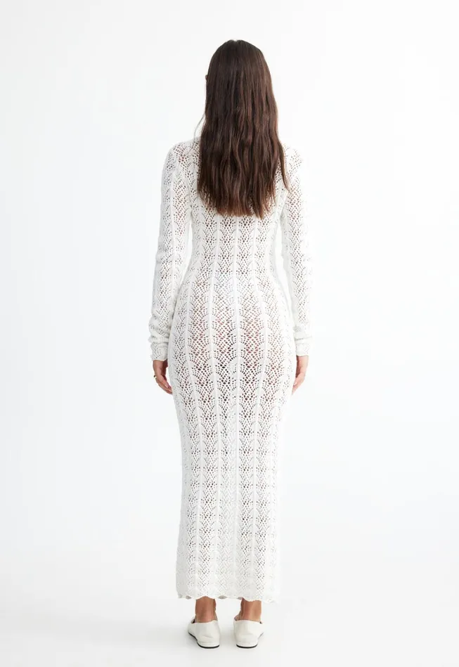 Women Lioness Fashion Dresses SOIRE MAXI Porcelain