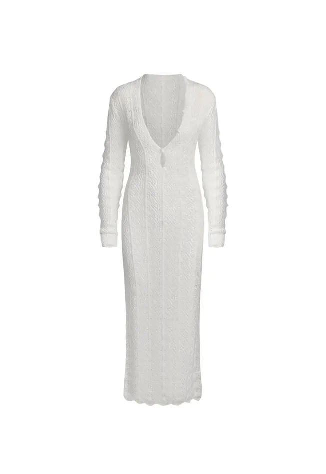 Women Lioness Fashion Dresses SOIRE MAXI Porcelain