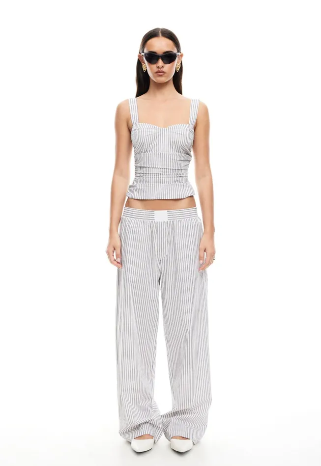 Women Lioness Fashion Pants COBAIN PANT Ivory Multi Stripe