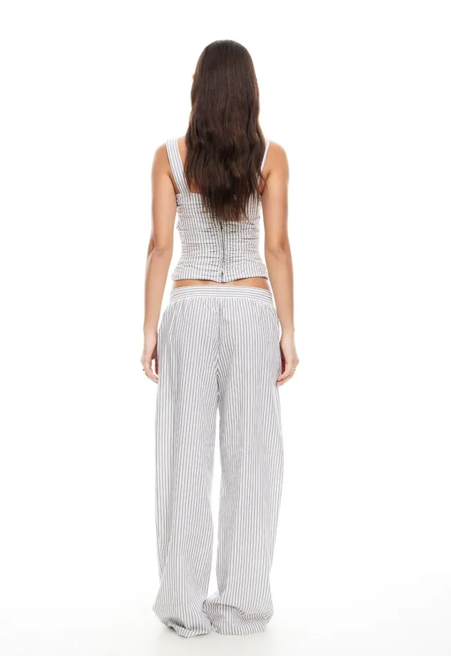Women Lioness Fashion Pants COBAIN PANT Ivory Multi Stripe