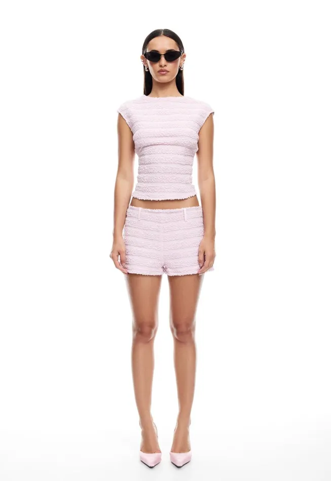 Women Lioness Fashion Shorts RIVIERA RUFFLE SHORT Blush