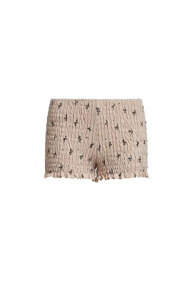 Women Lioness Fashion Shorts TERRA SHORT Beige Bow Women Lioness Fashion Shorts TERRA SHORT Beige Bow