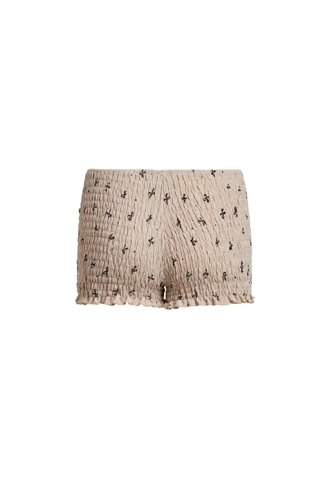 Women Lioness Fashion Shorts TERRA SHORT Beige Bow Women Lioness Fashion Shorts TERRA SHORT Beige Bow