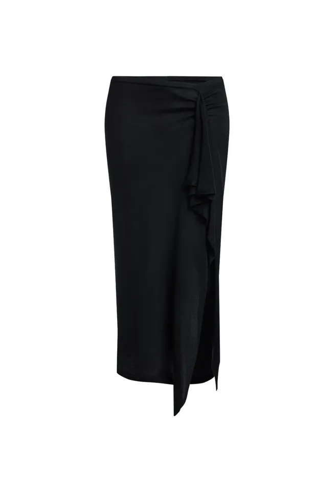 Women Lioness Fashion Skirts BANKS MIDI SKIRT Onyx Women Lioness Fashion Skirts BANKS MIDI SKIRT Onyx