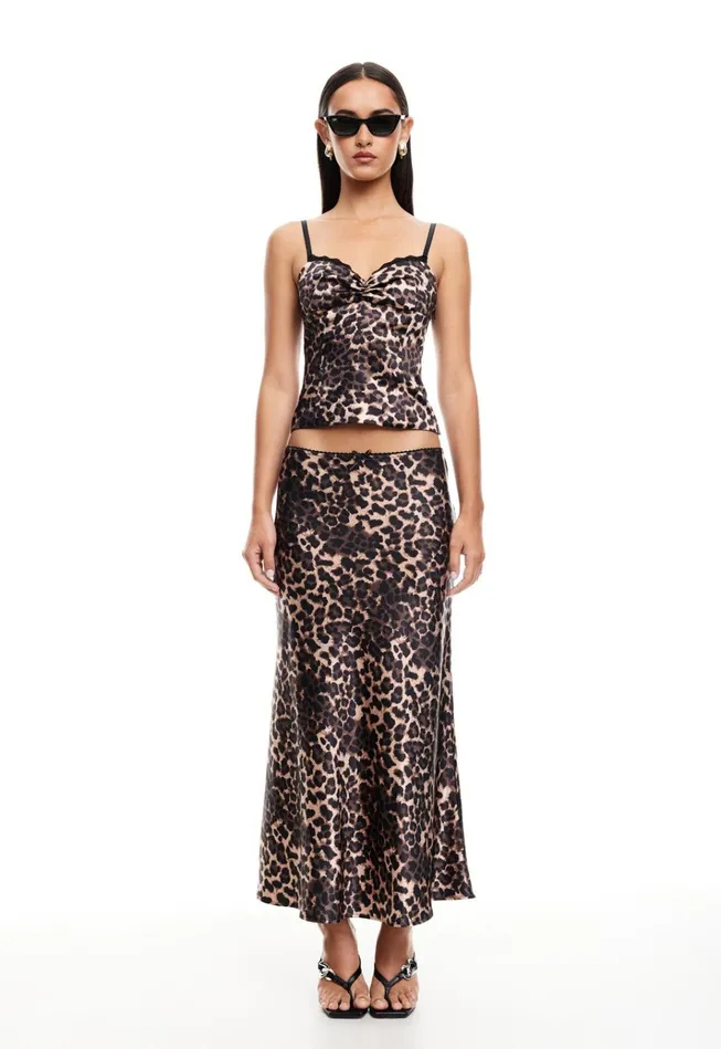 Women Lioness Fashion Skirts ENIGMATIC MAXI SKIRT Leopard Women Lioness Fashion Skirts ENIGMATIC MAXI SKIRT Leopard