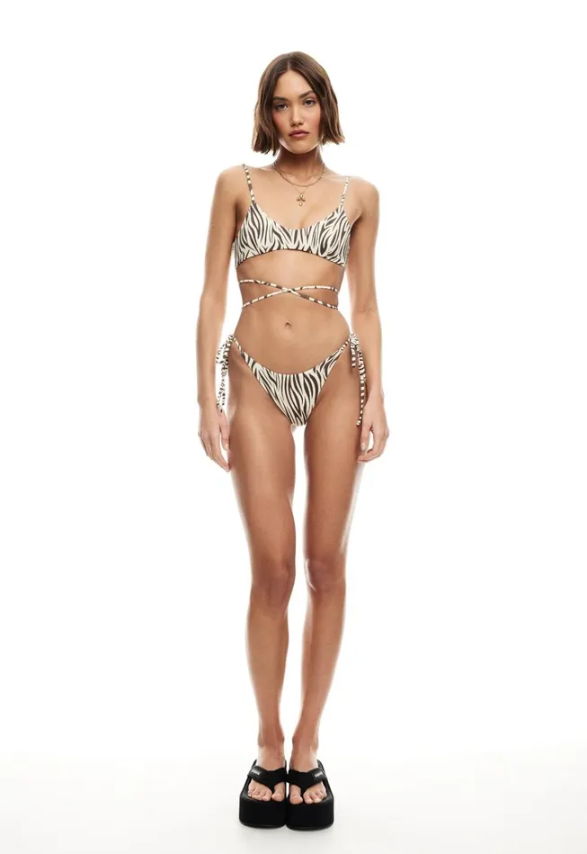 Women Lioness Fashion Swim PASEO CANYON TOP Zebra