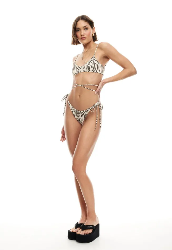 Women Lioness Fashion Swim PASEO CANYON TOP Zebra