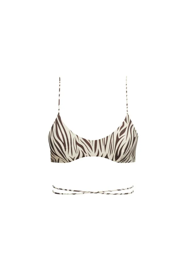 Women Lioness Fashion Swim PASEO CANYON TOP Zebra