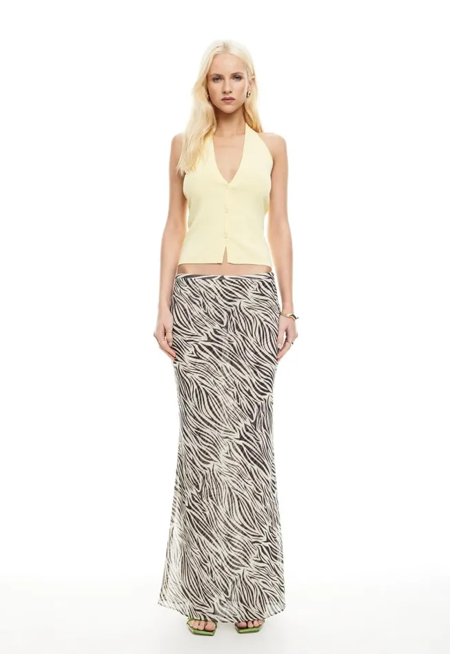 Women Lioness Fashion Tops BRAT HALTER TOP Butter
