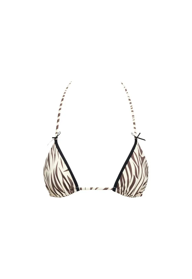 Women Lioness Fashion Tops GISELE TIE TOP Zebra