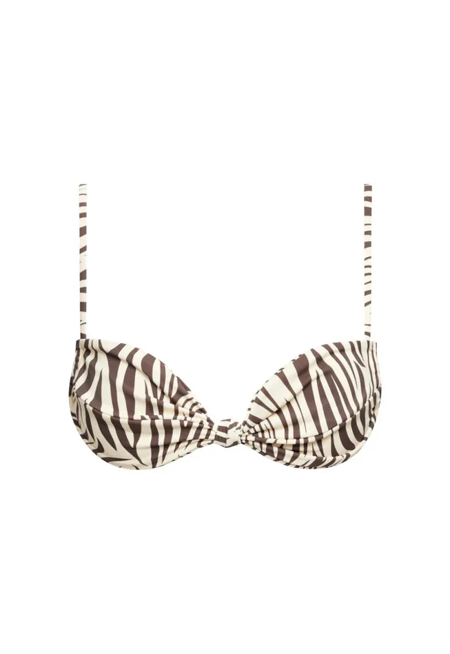 Women Lioness Fashion Tops NAOMI KNOT TOP Zebra