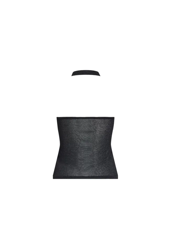 Women Lioness Fashion Tops PALISADES HALTER TOP Onyx Women Lioness Fashion Tops PALISADES HALTER TOP Onyx