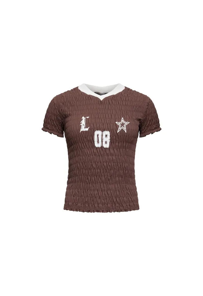 Women Lioness Fashion Tops SCRUNCHED SPECTATE TOP Coffee Women Lioness Fashion Tops SCRUNCHED SPECTATE TOP Coffee