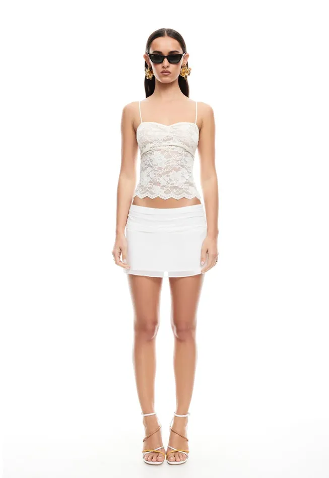 Women Lioness Fashion Tops YVES CAMI Ivory