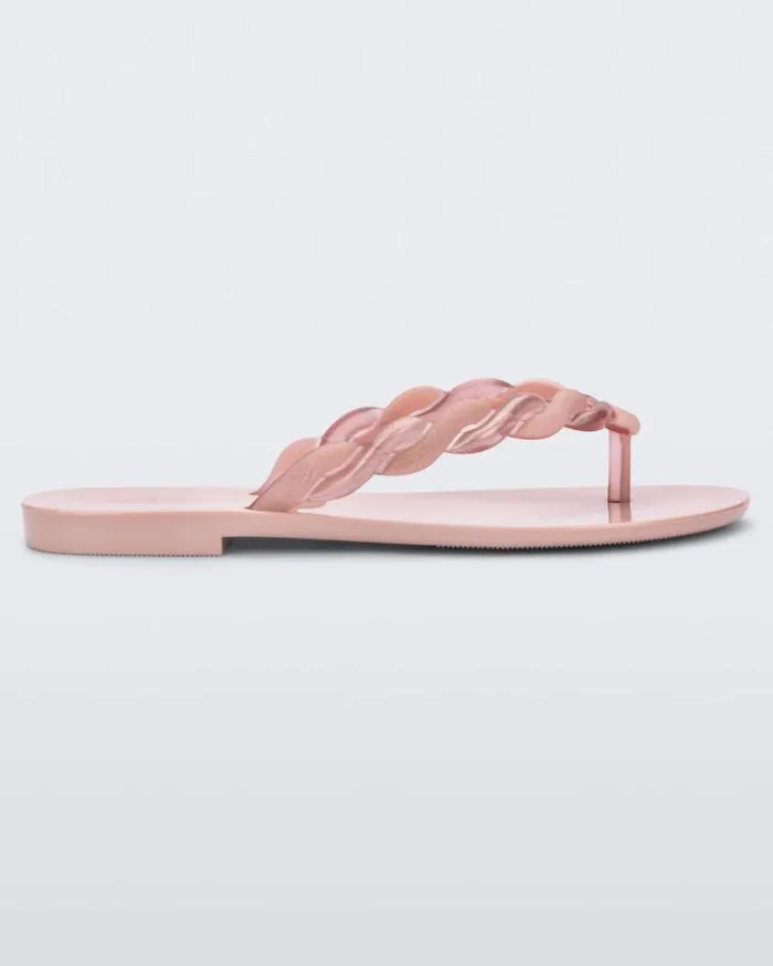 Women Louise Flip Flop Pinkpinkmetallic Melissa Flip Flops