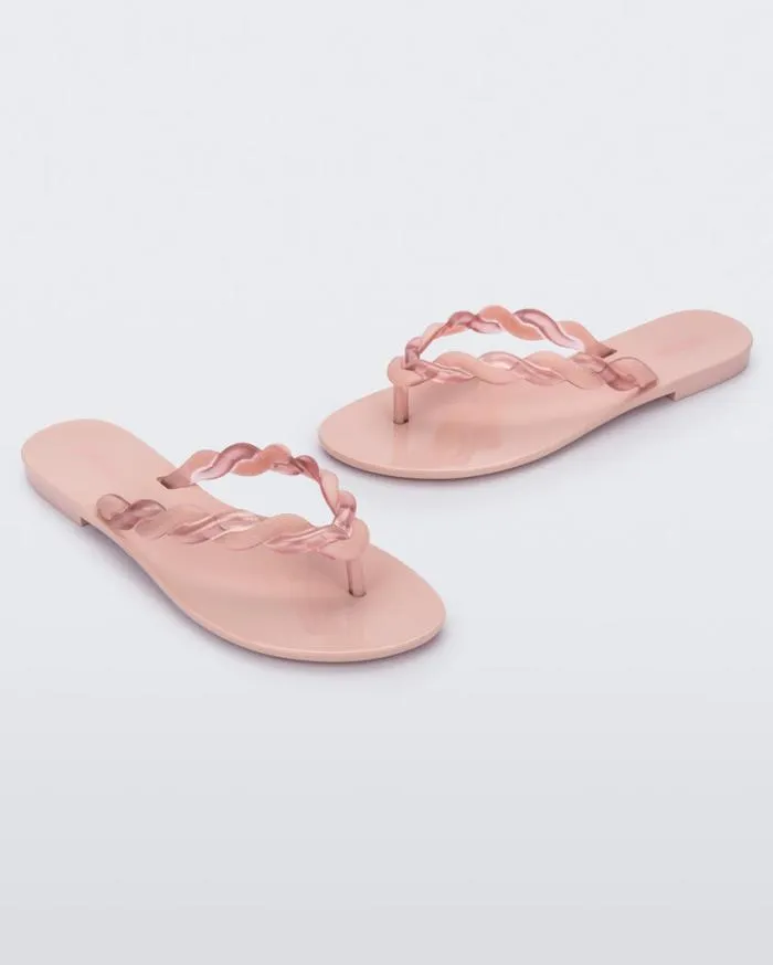 Women Louise Flip Flop Pinkpinkmetallic Melissa Flip Flops