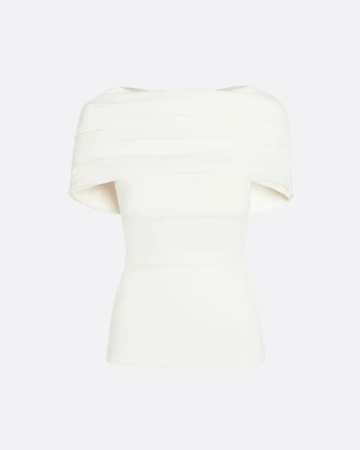 Women Loura ivory Top Ivory Tops Safiyaa