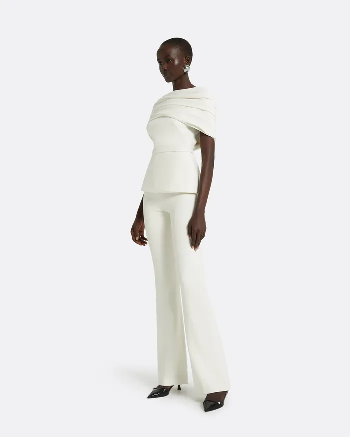 Women Loura ivory Top Ivory Tops Safiyaa