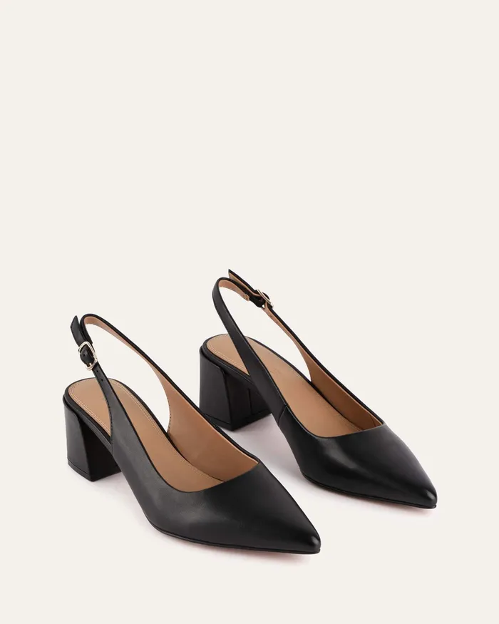 Women LOW HEELS jomercer Cara low heels black leather Women LOW HEELS jomercer Cara low heels black leather