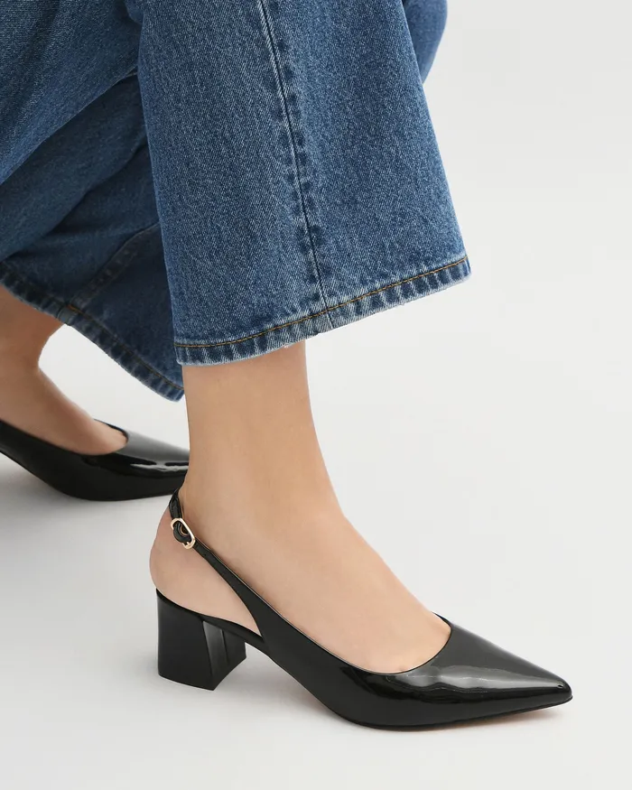 Women LOW HEELS jomercer Cara low heels black leather Women LOW HEELS jomercer Cara low heels black leather