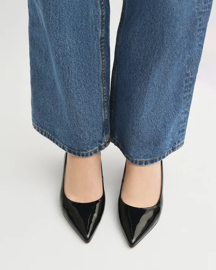 Women LOW HEELS jomercer Cara low heels black leather Women LOW HEELS jomercer Cara low heels black leather