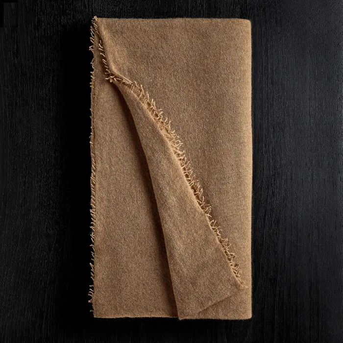 WOMENMEN James Perse SCARVES Recycled Cashmere Blend Solid Scarf Camel