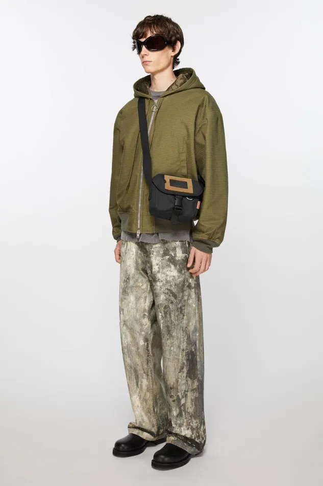 Women Mini Messenger Bag Black Acne Studios Bags