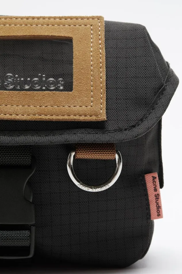 Women Mini Messenger Bag Black Acne Studios Bags