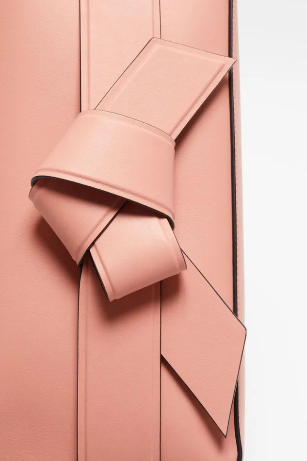 Women Musubi Shoulder Bag Salmon Pink Acne Studios Bags