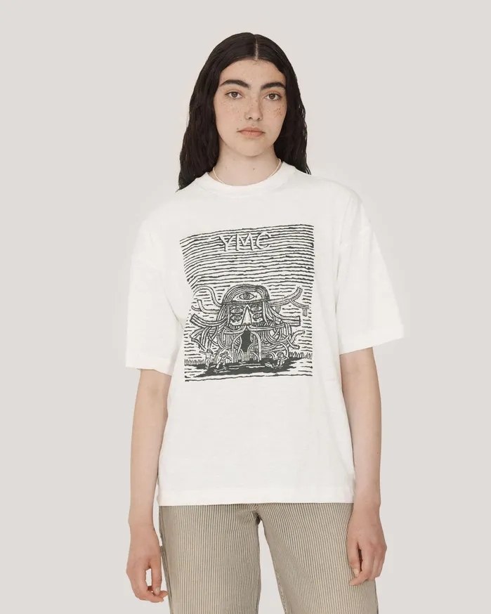 Women Mystery Machine TShirt White YMC Tops and TShirts