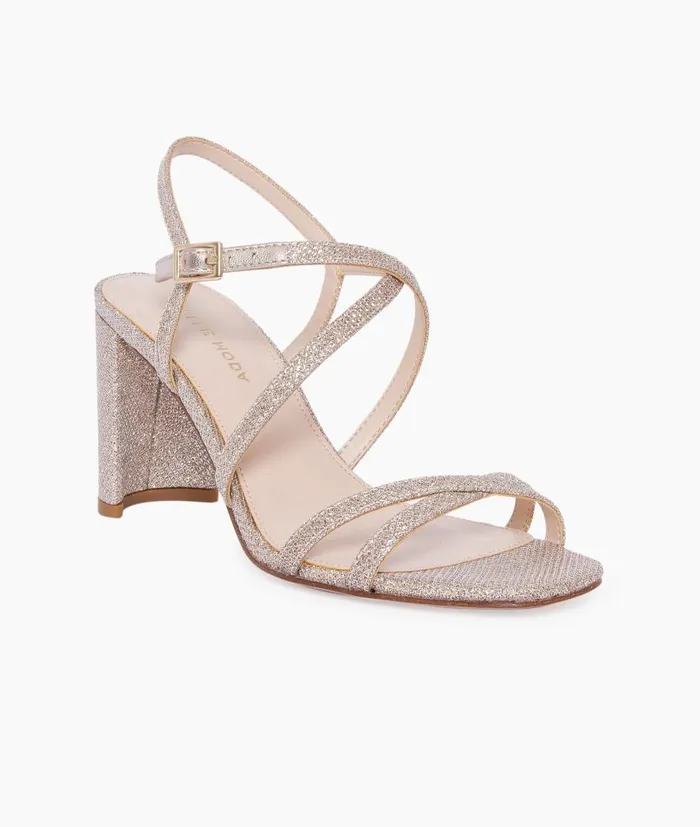 Women Noreen 2 High Heel 8211 Gold Pelle Moda High Heels