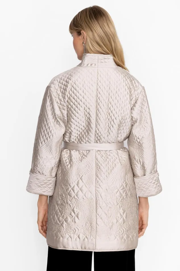 Women Outerwear Johnny Was NAOKA QUILTED COAT Champagne Women Outerwear Johnny Was NAOKA QUILTED COAT Champagne