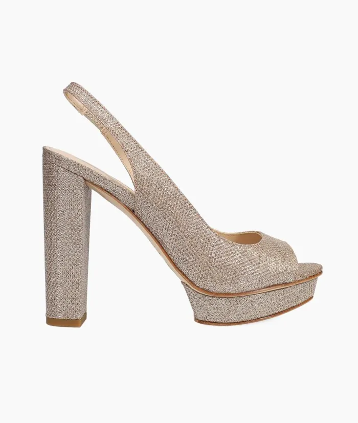 Women Palma 2 Platform 8211 Gold Pelle Moda High Heels